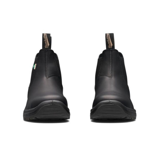 Blundstone CSA Greenpatch 163 Black Leather Slip-on Steel Toe Safety Boot