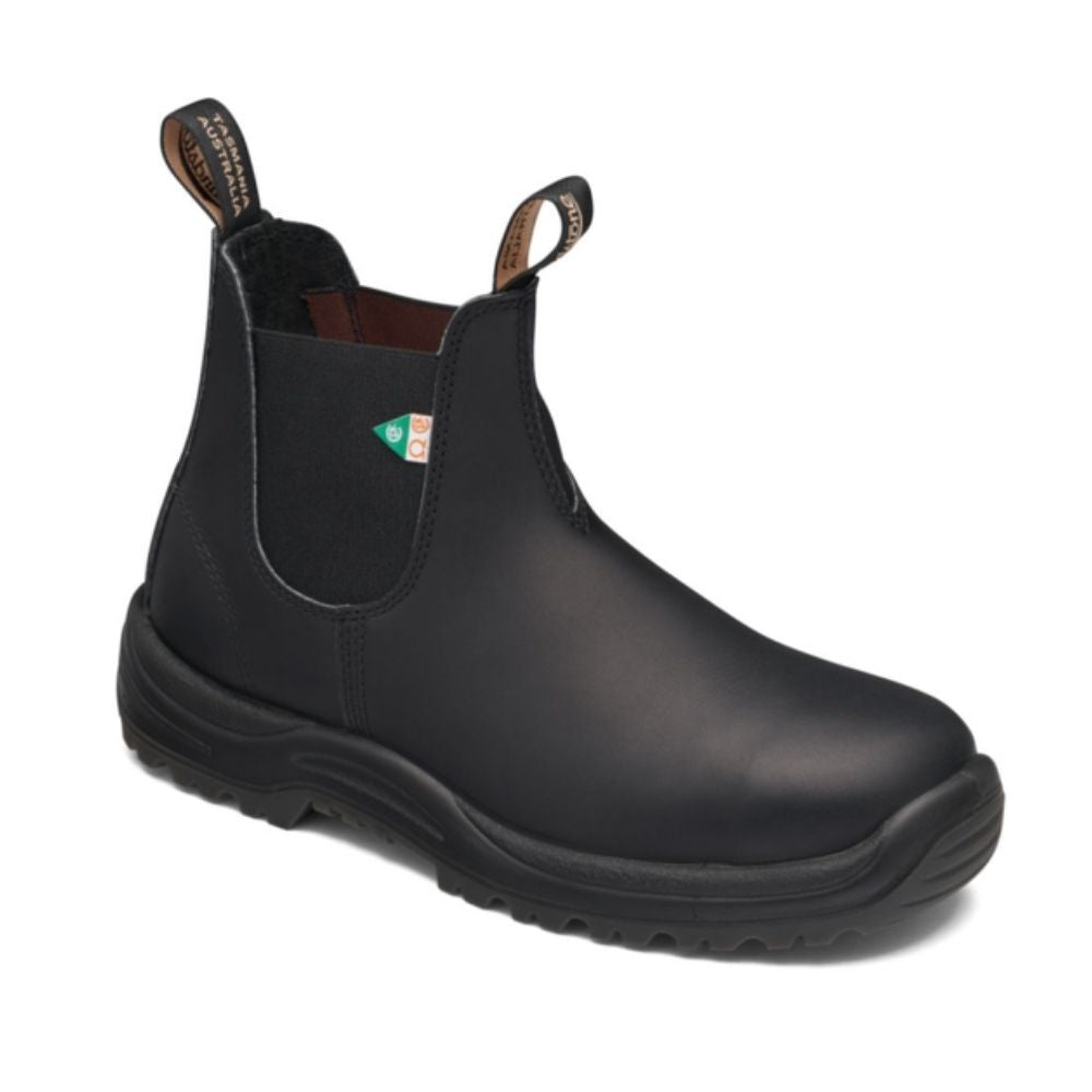 Blundstone 163 Black Unisex Slip-on Steel Toe Work & Safety Boot - Black