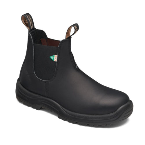 Blundstone 163 Black Unisex Slip-on Steel Toe Work & Safety Boot - Black