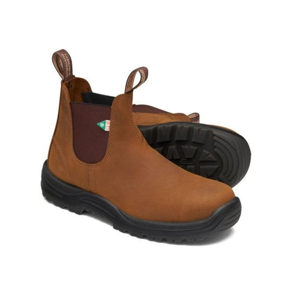 Blundstone CSA Greenpatch 164 Leather Slip-on Steel Toe Safety Boot 