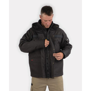 CAT Men's Insulated Work Winter Parka -  Graphite W11432