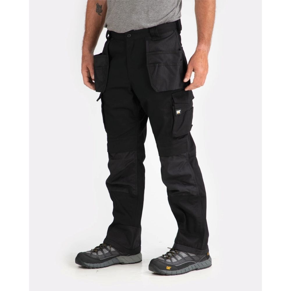 CAT Men's Trademark Work Pants Black C172 - Main Image