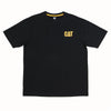 CAT Short Sleeve Logo Work T-Shirt - Black 7010045