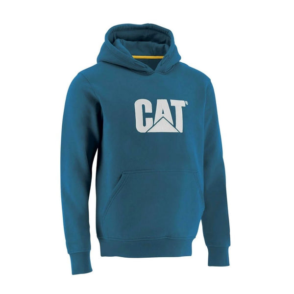 CAT Trademark Men's Hooded Work Sweater - Blue W10646