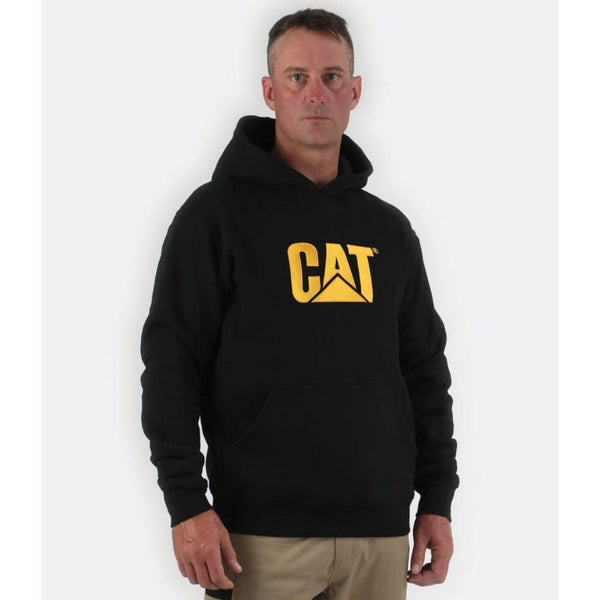 CAT Trademark Men's Hooded Work Sweater - Black W10646