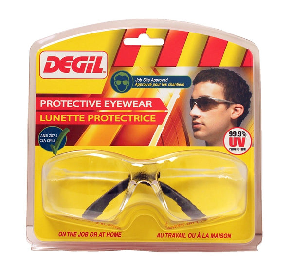 Degil JS401 Clear Lens Protective Work Glasses