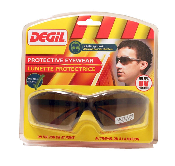 Degil JS505 Grey Anti Fog Lens Protective Work Glasses