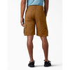 Dickies 11" Relaxed Fit FLEX Tough Max™ Men's Duck Cargo Work Shorts DX902 - Brown Duck