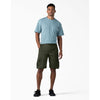 Dickies 11" Relaxed Fit FLEX Tough Max™ Men's Duck Cargo Work Shorts DX902 - Olive Green