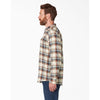 Dickies FLEX Long Sleeve Flannel Work Shirt WL650 - Navy Plaid E2P