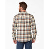 Dickies FLEX Long Sleeve Flannel Work Shirt WL650 - Navy Plaid E2P