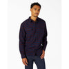 Dickies FLEX Long Sleeve Flannel Work Shirt WL650 - Navy IPV