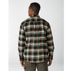 Dickies FLEX Men's Long Sleeve Flannel Work Shirt WL650 - Black Cadmium Green Plaid (K2P)