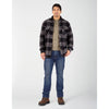 Dickies Men's Sherpa Lined Flannel Shirt Jacket with Hydroshield TJ210 - Grey