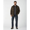 Dickies Men's Hooded Flannel Shirt Jacket with Hydroshield TJ211 - Green Plaid
