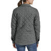 Dickies Women's Quilted Shirt Jacket - Grey Herringbone FJ075ATH