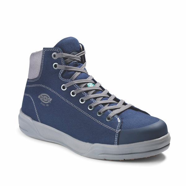 SIZE 12 ONLY: Dickies Supa Dupa Men's Mid Steel Toe Athletic Shoe - Navy