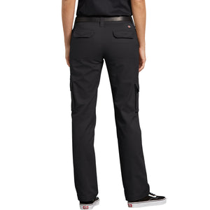 Dickies Women's Stretch Cargo Work Pant - black