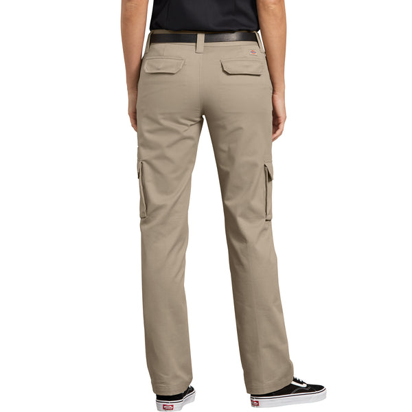 Dickies Stretch Cargo Women's Work Pant - Beige