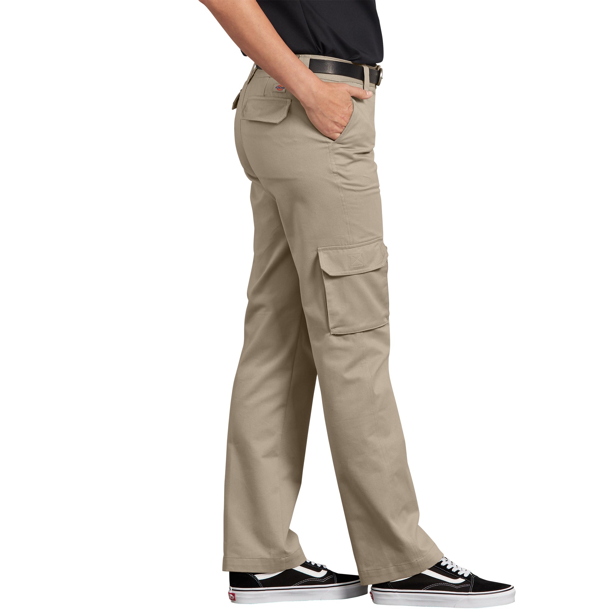 luft Fængsling niece Dickies Stretch Cargo Women's Work Pant FP888DS - Beige | Work Authority