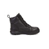 Feather Tokyo Women's Steel Toe Side Zipper 6" Safety Boot 140572 - Black