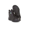 Feather Tokyo Women's Steel Toe Side Zipper 6" Safety Boot 140572 - Black