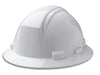 Full Brim Hard Hat With Accessory Slots - White