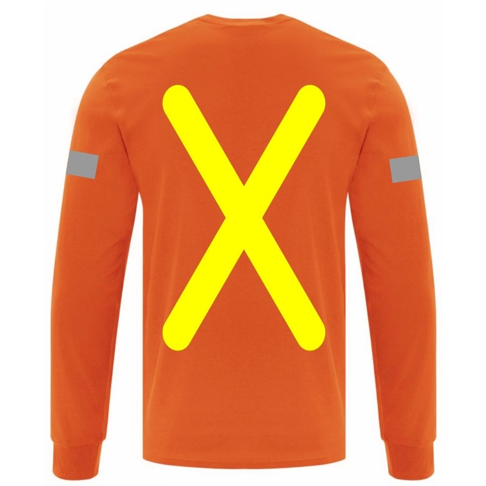 Gerber High-Visibility Night Long Sleeve Men's Work T-Shirt 005X