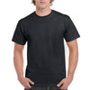 Gildan G500 Men's Short Sleeve Crew Neck T-Shirt - BLACK