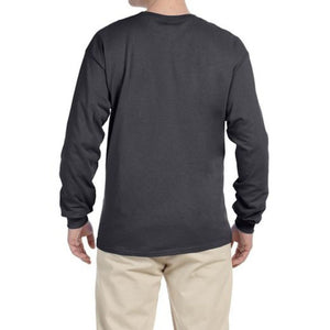 Gildan G240 Men's Ultra Cotton Long-Sleeve T-Shirt - Sport Grey
