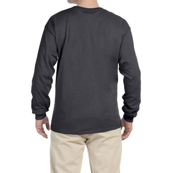 Gildan G240 Men's Ultra Cotton Long-Sleeve T-Shirt - Sport Grey