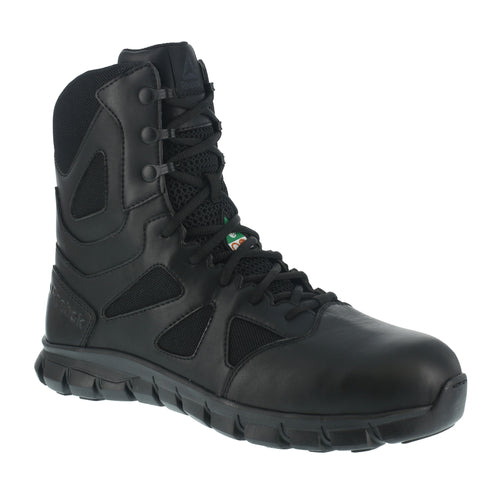 Reebok Men's 8" Black Sublite Cushion Tactical Composite Toe Safety Boot