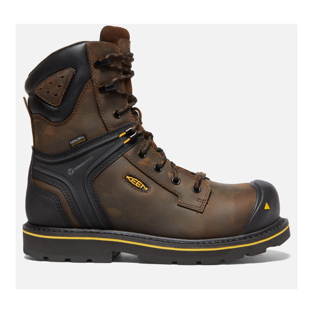 Keen Abitibi II Men's 8" Waterproof Composite Toe Work Boot 1026789 - Brown