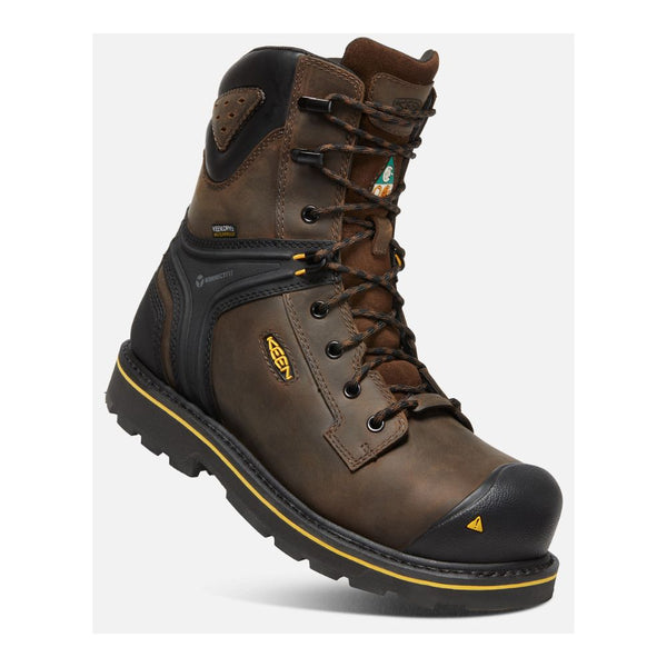Keen Abitibi II Men's 8" Waterproof Composite Toe Work Boot 1026789 - Brown