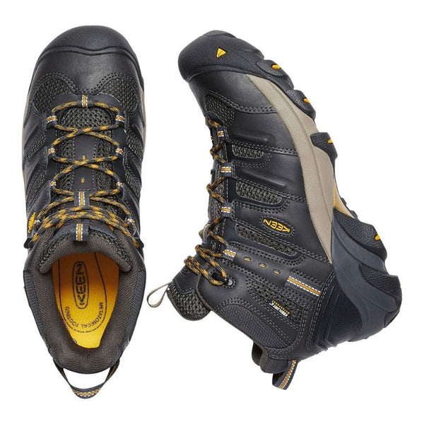 Keen Lansing Mid 1019322 Men's Waterproof Steel Toe Hiker Work Boot