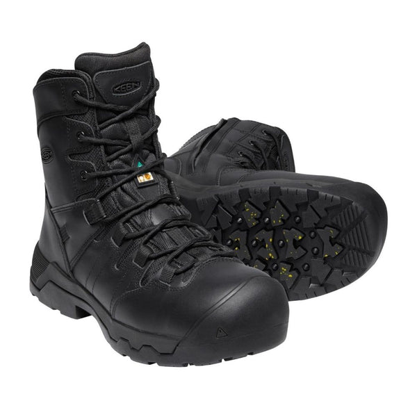 Keen Oshawa Men's 8 Inch Waterproof Composite Toe Work Boot With Side Zip - 1022107