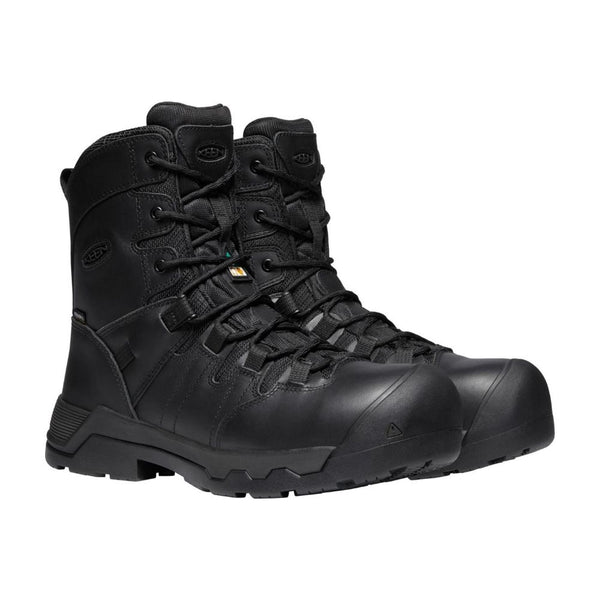 Keen Oshawa Men's 8 Inch Waterproof Composite Toe Work Boot With Side Zip - 1022107