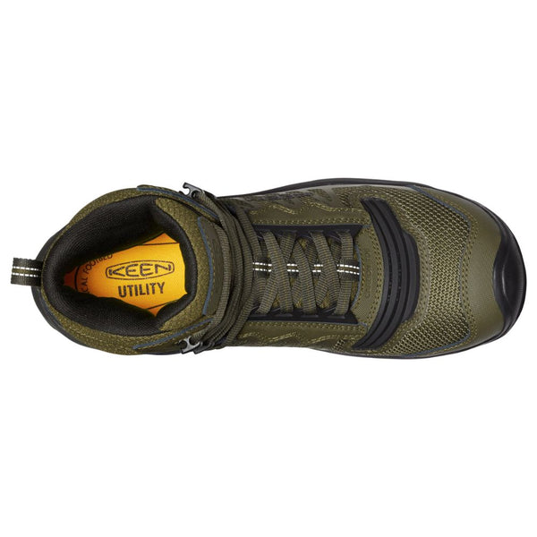 Keen Reno MID Men's Athletic Waterproof Composite Toe Work Shoe 1027118 - Green