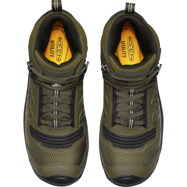 Keen Reno MID Men's Athletic Waterproof Composite Toe Work Shoe 1027118 - Green