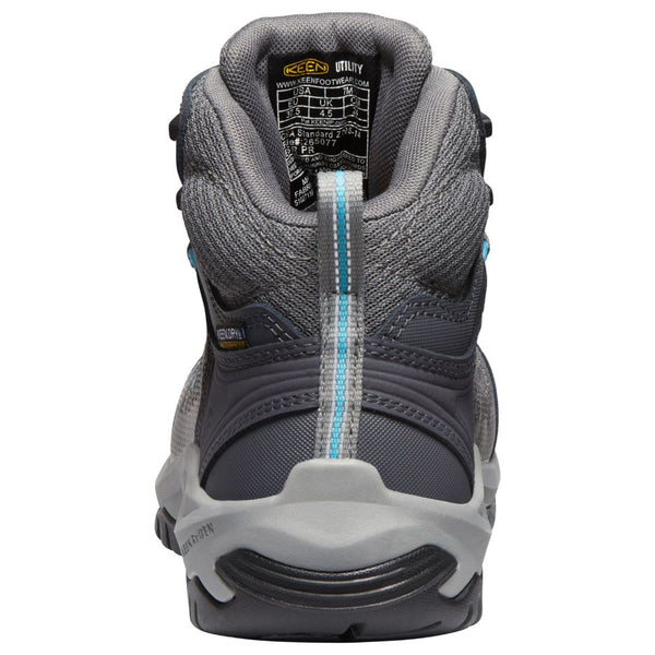 Keen Reno Women's MID Athletic Waterproof Composite Toe Work Shoe 1027116 - Grey