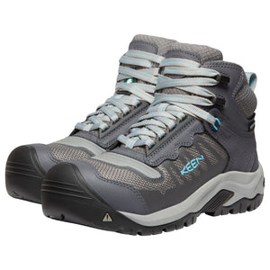 Keen Reno Women's MID Athletic Waterproof Composite Toe Work Shoe 1027116 - Grey