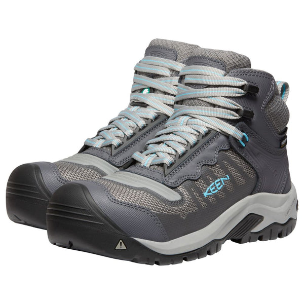 Keen Reno Women's MID Athletic Waterproof Composite Toe Work Shoe 1027116 - Grey