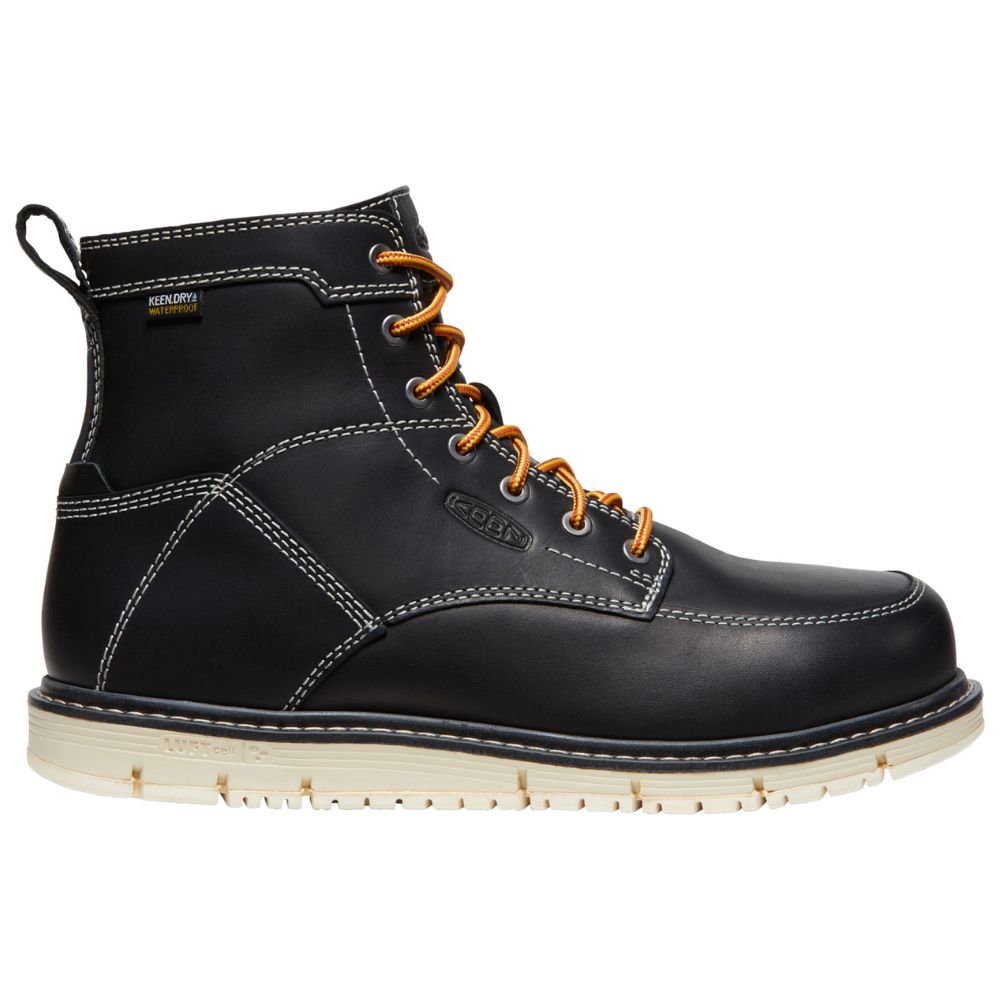 Keen San Jose Men’s 6” WP Aluminum Toe Work Safety Boot 1027083 - Black