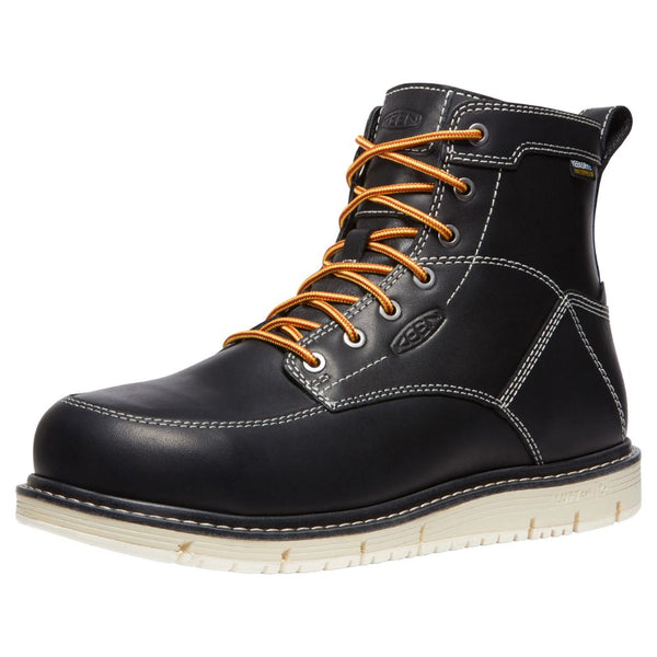 Keen San Jose Men’s 6” WP Aluminum Toe Work Safety Boot 1027083 - Black
