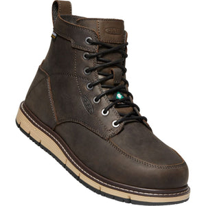 Keen San Jose Men’s 6” Aluminum Toe Waterproof Work Boot - Brown 1023250