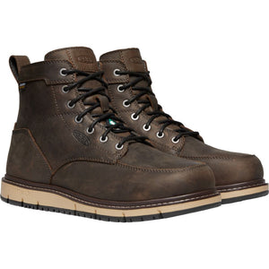 Keen San Jose Men’s 6” Aluminum Toe Waterproof Work Boot - Brown 1023250