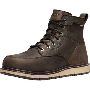 Keen San Jose Men’s 6” Aluminum Toe Waterproof Work Boot - Brown 1023250