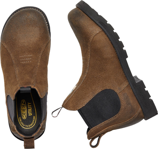 Keen Seattle Romeo 1023255 Women's Pull-On Composite Toe Work Boot - Brown