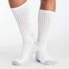 Kodiak Steel Toe Cotton Crew Sock - White
