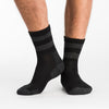 Kodiak Men's 2 PK Steel Toe Cotton Quarter Sock - Black